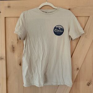 Coors Banquet Beige T-Shirt for Men- Size Medium